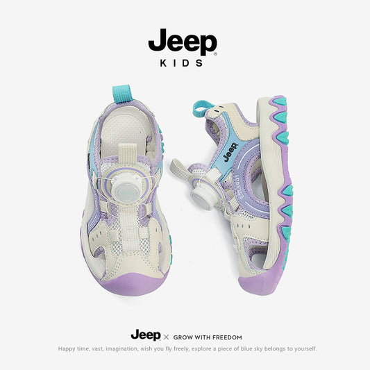 Toe Summer Medium Large Buttoned Boys Kid's Sandals