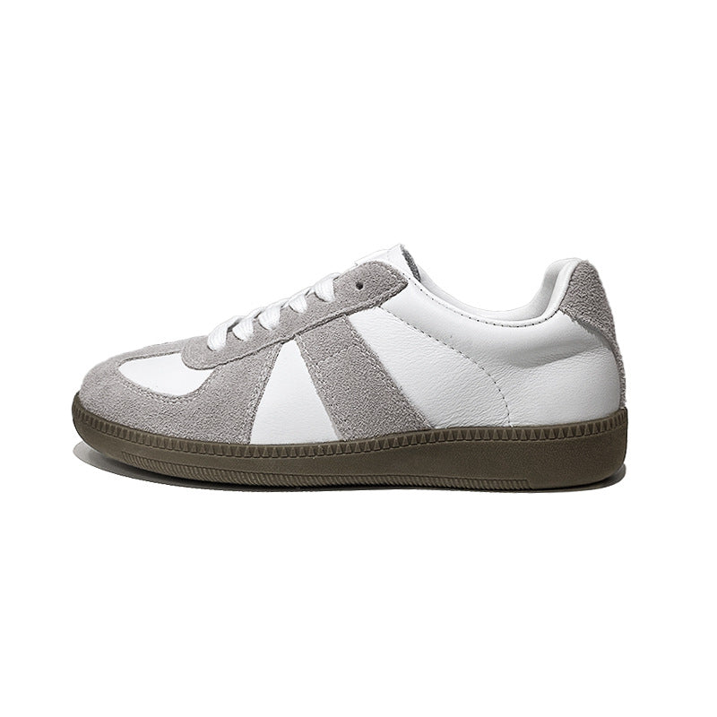 Women's Training First Layer Cowhide Inner Sheepskin Lovers Versatile Sneakers