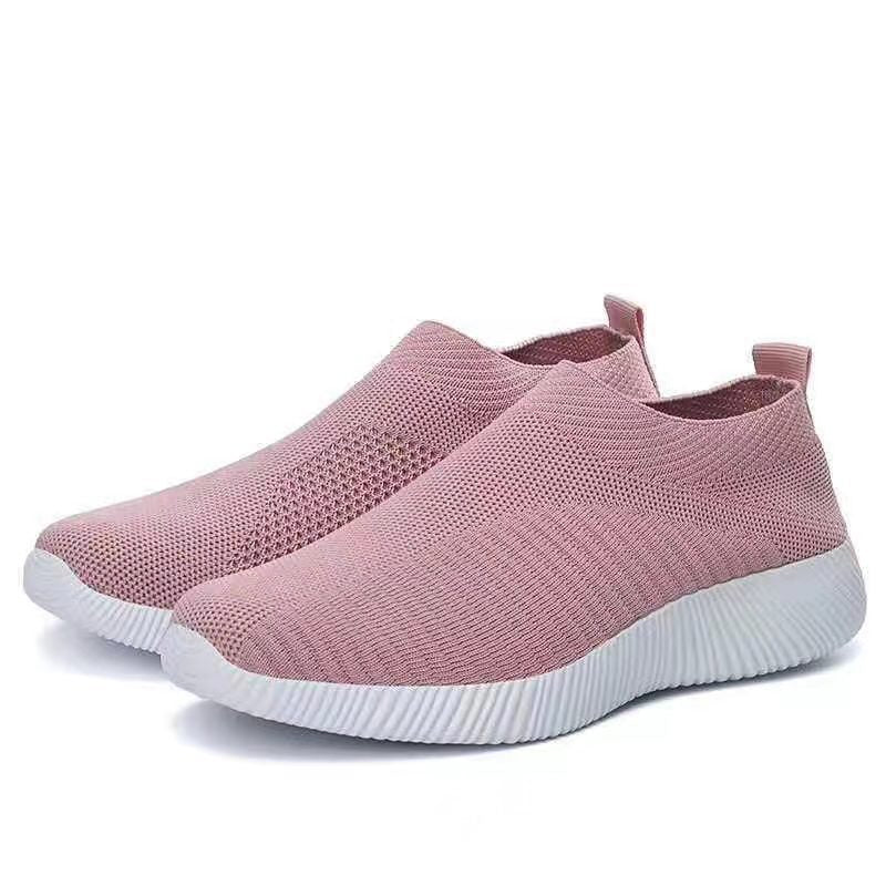 Women's Autumn Flying Woven Running Comfort Plus Casual Shoes