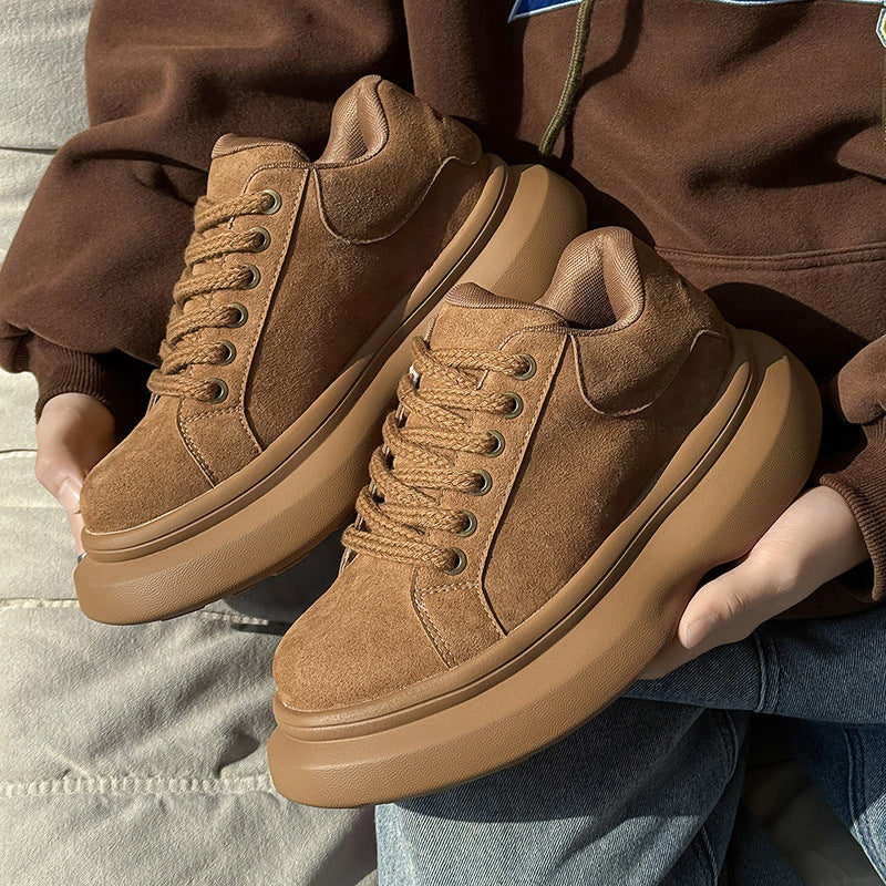 Men's Inner Height Increasing Board Sports Leisure Couple Simple Men's Casual Shoes