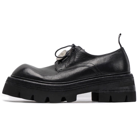 Men's Zhang Thick-soled High-grade British Style Foam Bottom Cowhide Leather Shoes