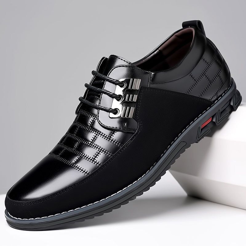 Men's Round Toe Pumps Front Flat Leisure Casual Shoes