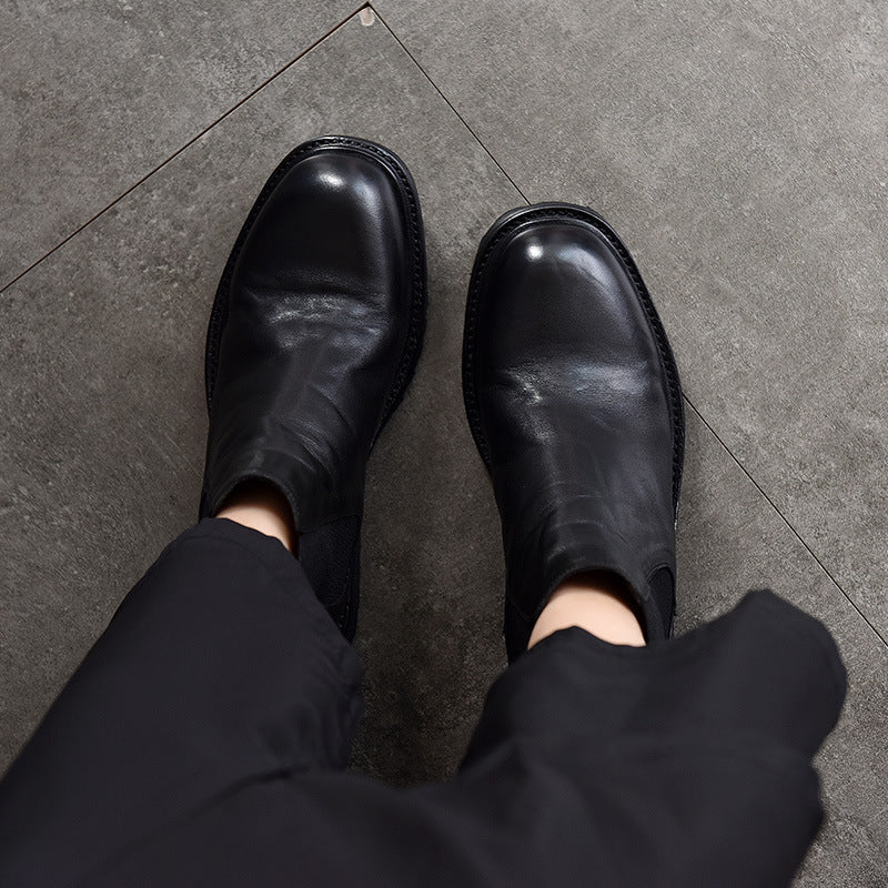 Smoke Pipe Chelsea High Quality Distressed Boots