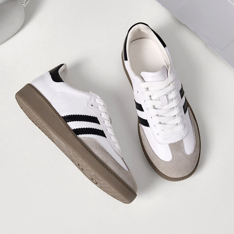 Women's First Layer Cowhide German Training Classic Casual Shoes