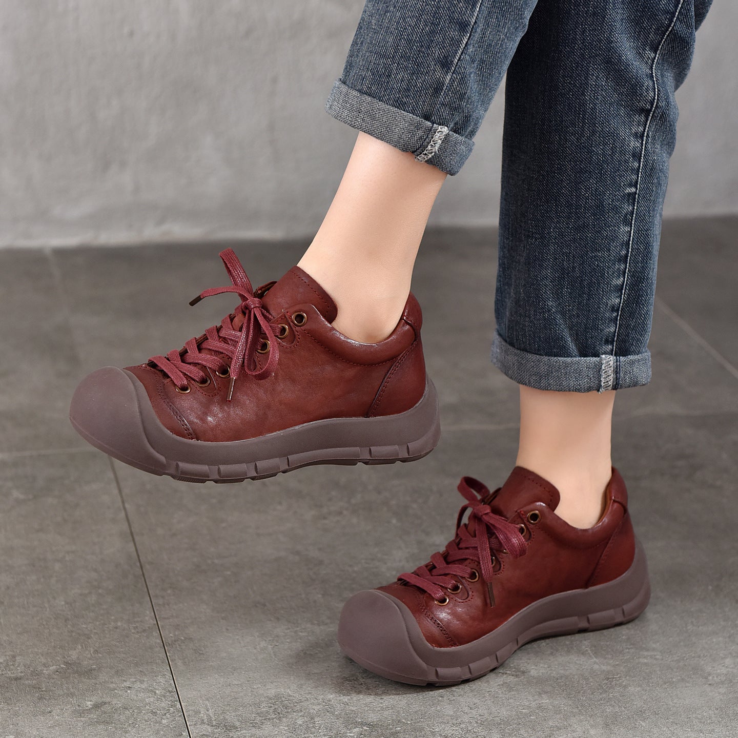 Women's Mid Spring Outdoor Leisure Pump Low Women's Casual Shoes