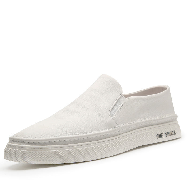 Men's Breathable Genuine Soft Bottom Slip-on Lofter Sneakers