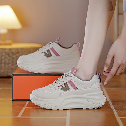 Women's Autumn Korean Style Clunky Platform Sports Sneakers