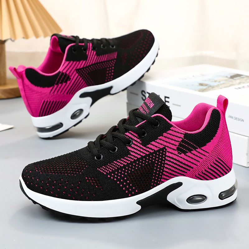 Women's & Men's Autumn Flying Woven Sports Source Air Casual Shoes