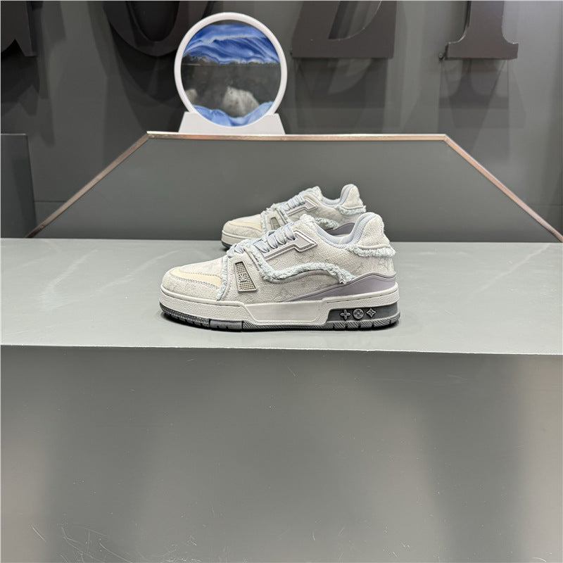 Women's & Men's Four Fashion Platform Trend Comfortable Sneakers