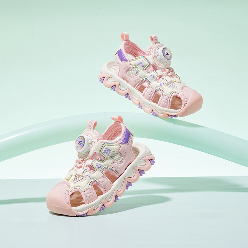 Children's Summer Boys Rotating Buckle Pump Beach Kid's Sandals