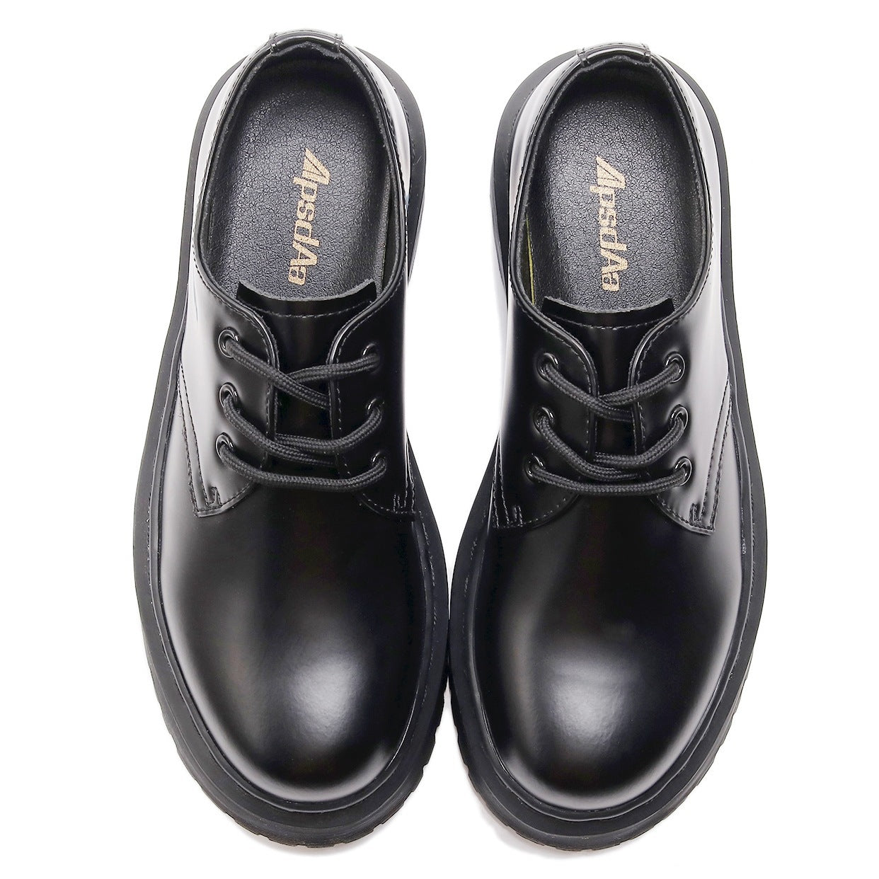 Women's Thick-soled Low-cut Genuine British Round Head Leisure Boots