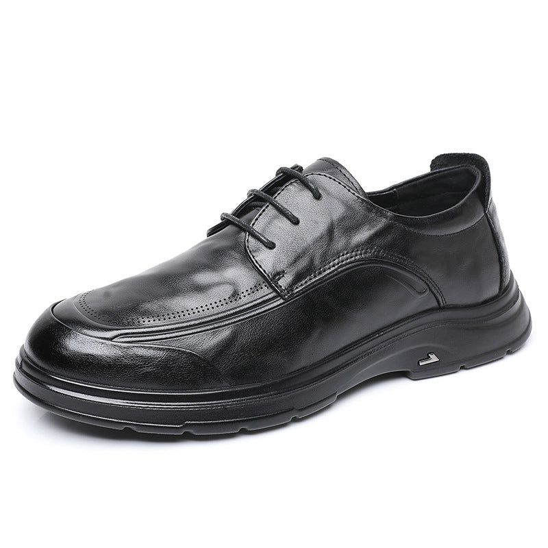Men's Top Layer Cowhide Hand Grip British Men's Shoes