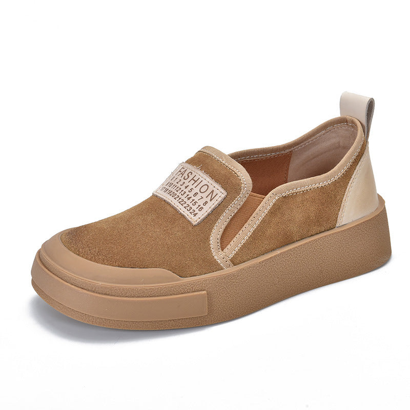 Women's Activity Price Cowhide Flat Soft Bottom Men's Shoes