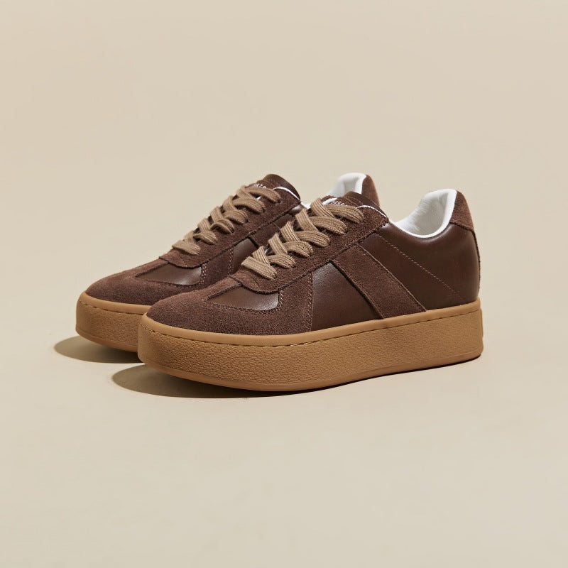 Women's Increasing Insole German Training Autumn Sports Vintage Sneakers