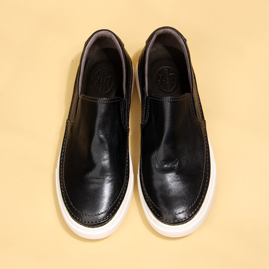 Versatile Horse Washed-out Vintage Slip-on Fashion Sneakers