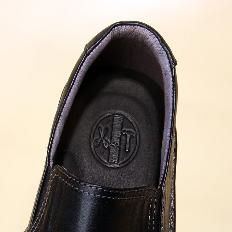 Versatile Horse Washed-out Vintage Slip-on Fashion Sneakers