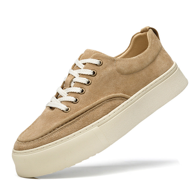 Men's Spring Korean Style Fashionable Low Top Genuine Casual Shoes