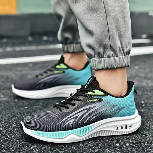 Men's Summer Mesh Shock Absorption Breathable Travel Sneakers