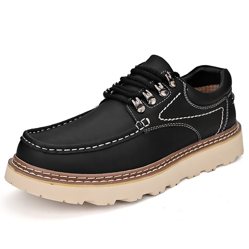 Men's Martin British Retro Outdoor Leisure Big Men's Casual Leather Shoes