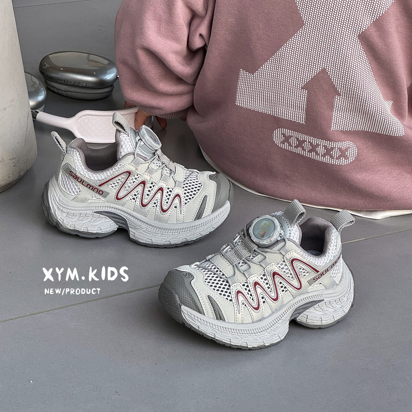 Children's Buckle Summer Net Fashion Single Mesh Outdoor Children's Sports Shoes