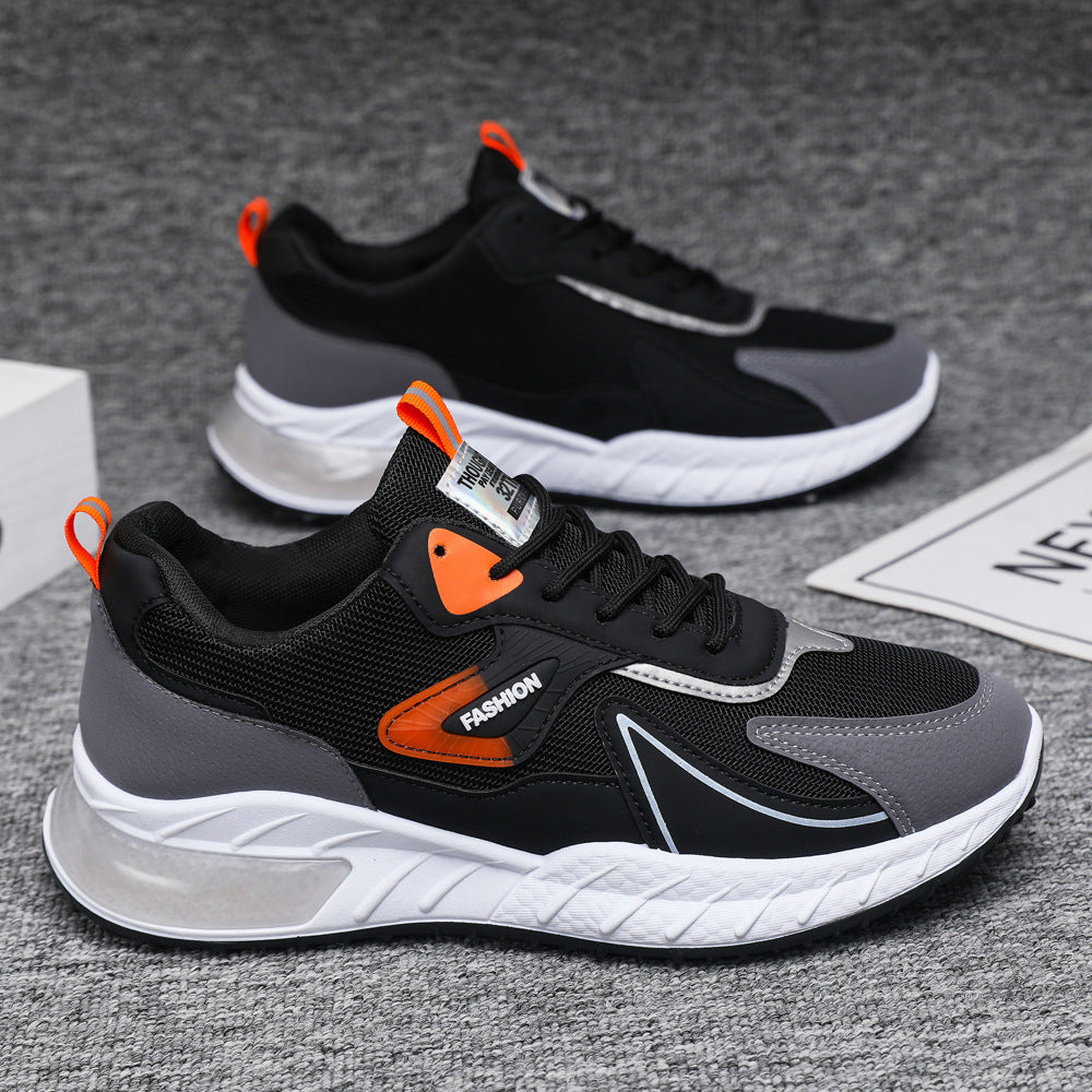 Men's Platform Dad Soft Bottom Running Breathable Casual Shoes