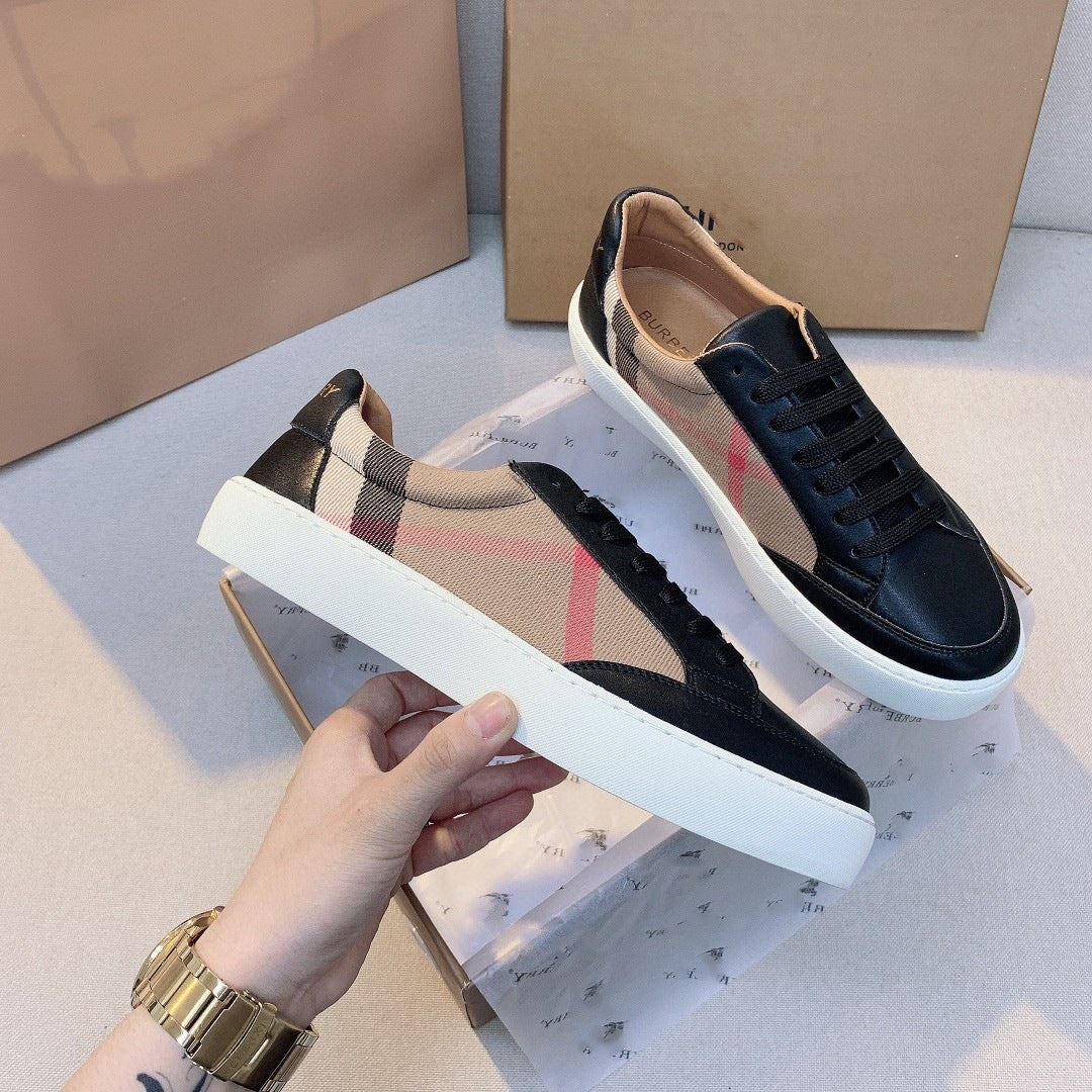Women's Chain Spring Cloth Contrast Color Board Women's Casual Shoes