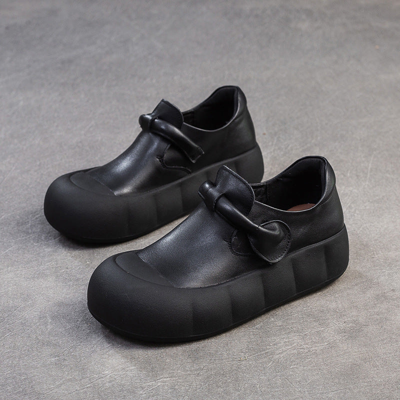 Women's Retro Solid Color Velcro Comfortable Lightweight Women's Casual Shoes