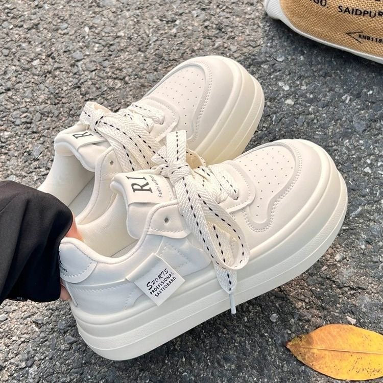 Women's Thick Bottom Big Head Autumn Korean Sneakers