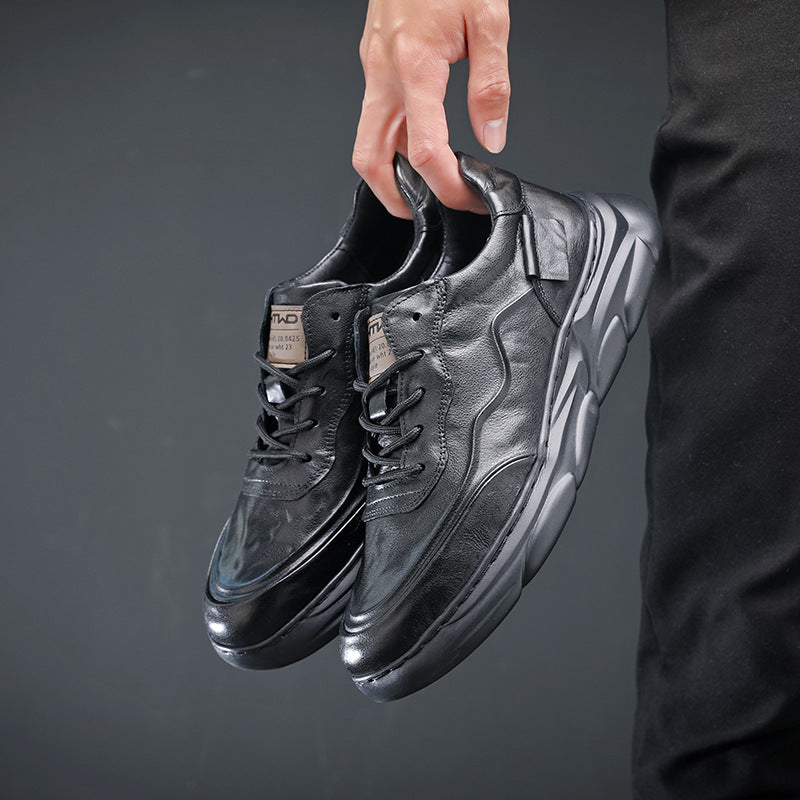 Men's Light Bottom Online Genuine Hand Grip Pattern Comfortable Men's Casual Shoes