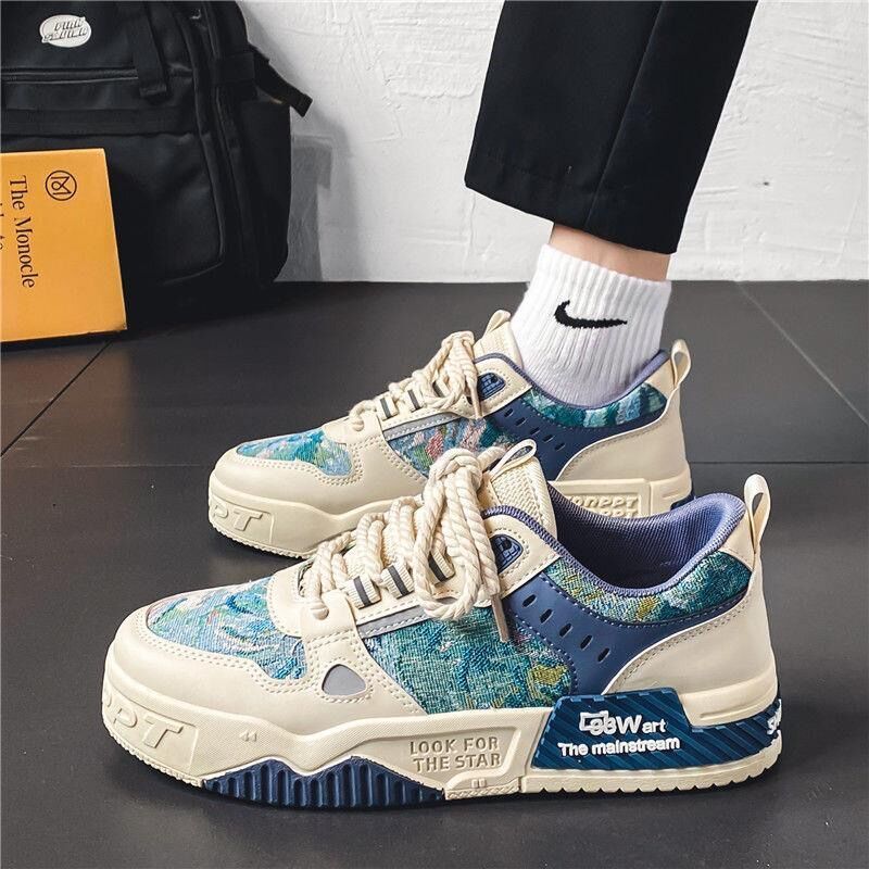 Men's Spring Breathable For Male Trendy Platform Casual Shoes