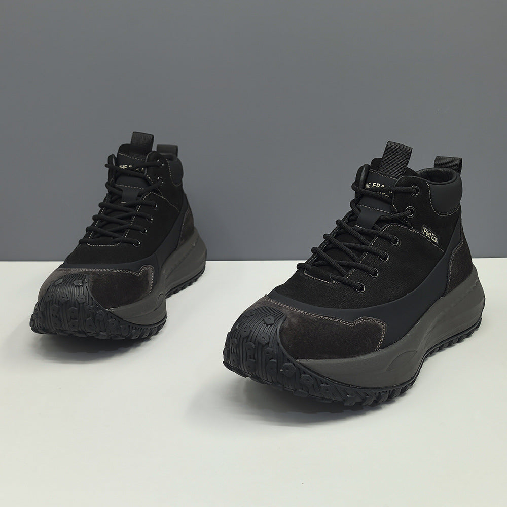 Men's First Layer Cowhide Fashion Genuine Special Sneakers
