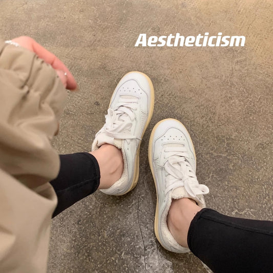 Women's College Niche Lightweight Platform Height Increasing Women's Casual Shoes
