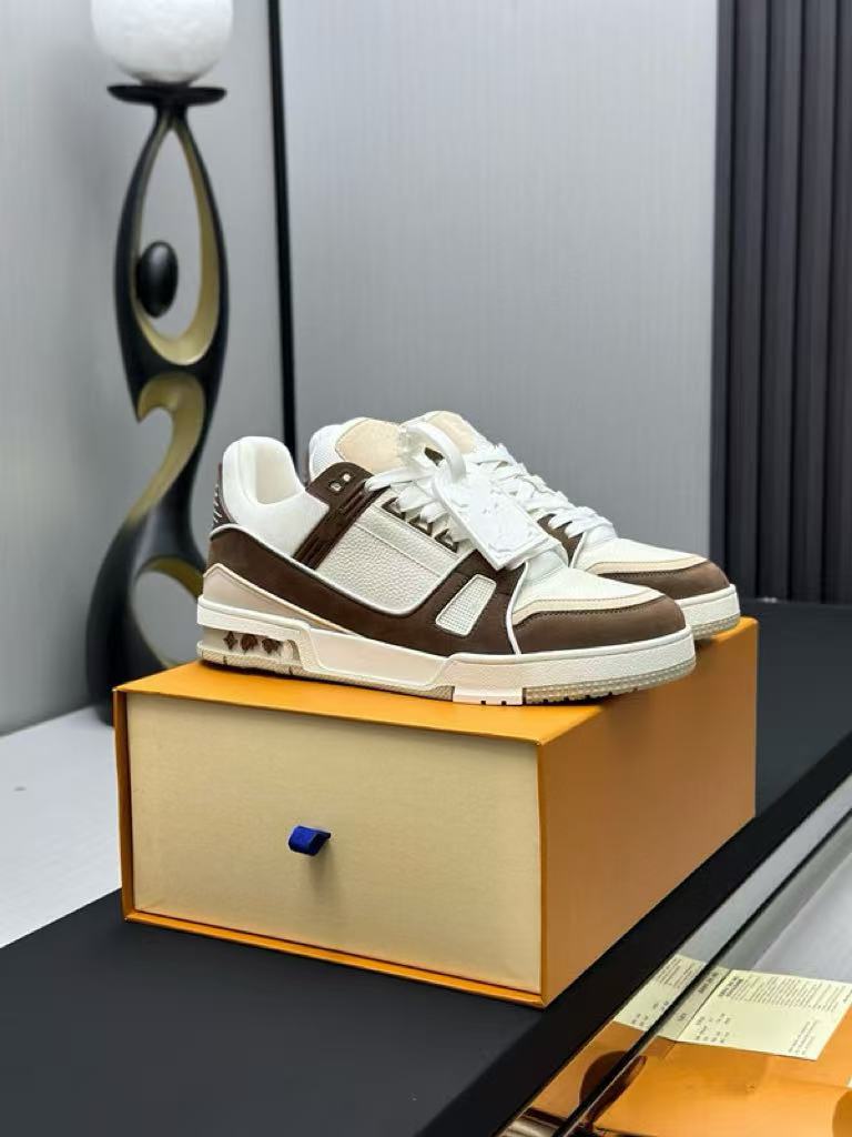 Women's & Men's Printed Light Luxury Rubber Outsole Couple Sneakers