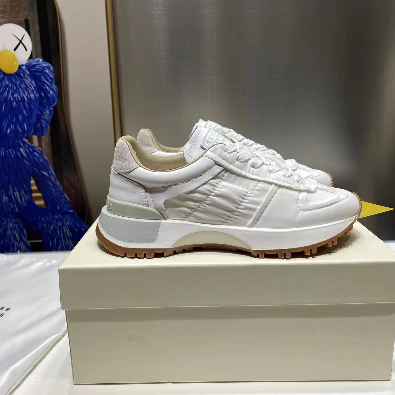 Women's & Men's Platform Dad Heightened Easy Wear White Breathable German Training Summer Women's Casual Shoes