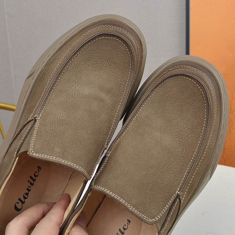 Men's Thick-soled Shock Absorbing Pumps Soft Bottom Men's Casual Shoes