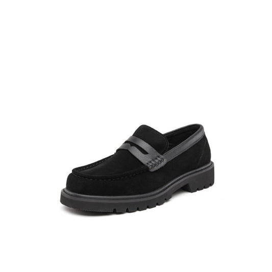 Men's Soft Frosted Height Increasing Main Push Boutique Men's Casual Leather Shoes