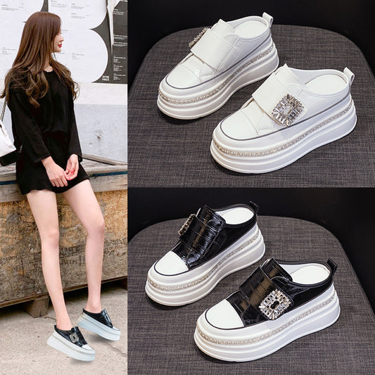 Women's Insole Summer Small Thick Bottom Size Muffin Breathable Leisure Slippers
