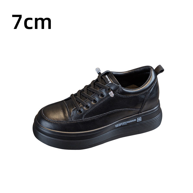Women's Four Platform Height Increasing Insole Mesh Sneakers