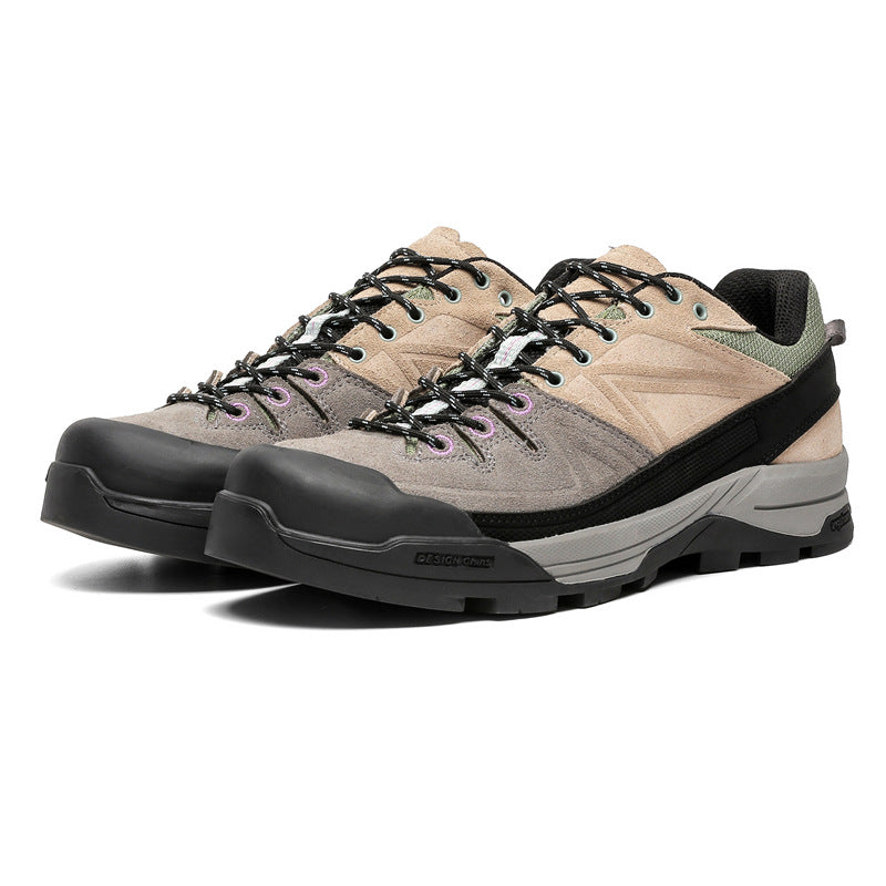 Outdoor Hiking Protective Grip Retro Thick-soled Sneakers