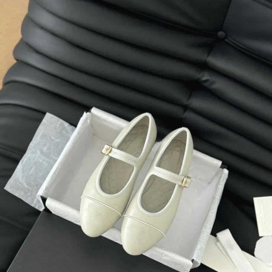 Style Genuine Strap Ballet Female Vintage Low-cut Mary Women's Casual Shoes