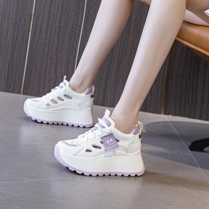 Women's Platform Height Increasing Versatile Sports Casual Shoes