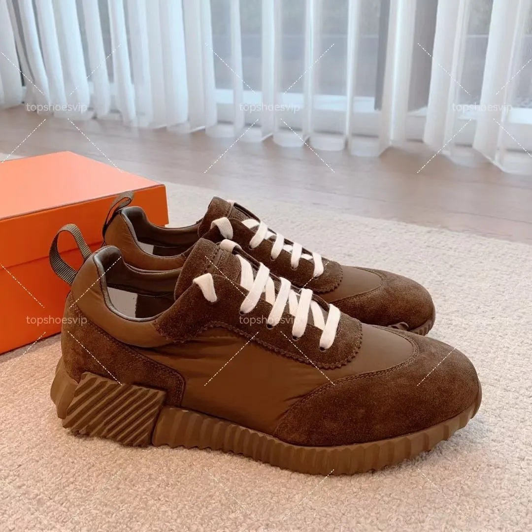 Women's Couples Fashion Genuine Running Surface Sneakers