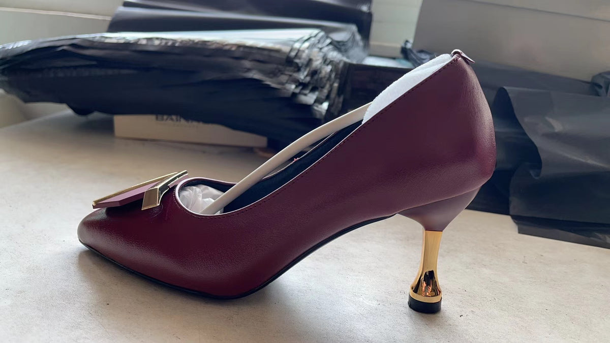 Women's Summer High Stiletto Autumn Small Low-cut Authentic Heels