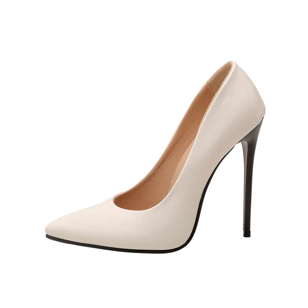 Women's Autumn Stiletto Patent Pumps Plus Size Large Women's Shoes