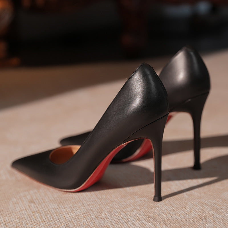 Empty High Pointed Toe Low-cut Adult Lady Like Woman Stiletto Heels