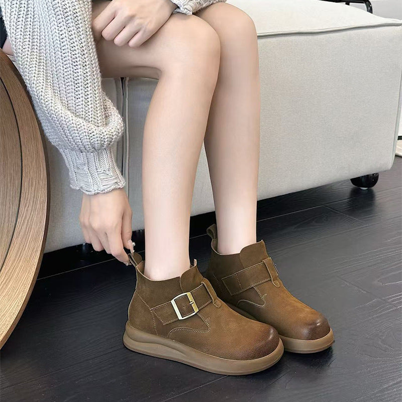 Women's Fleece Lined For Warm Comfortable Soft Sneakers
