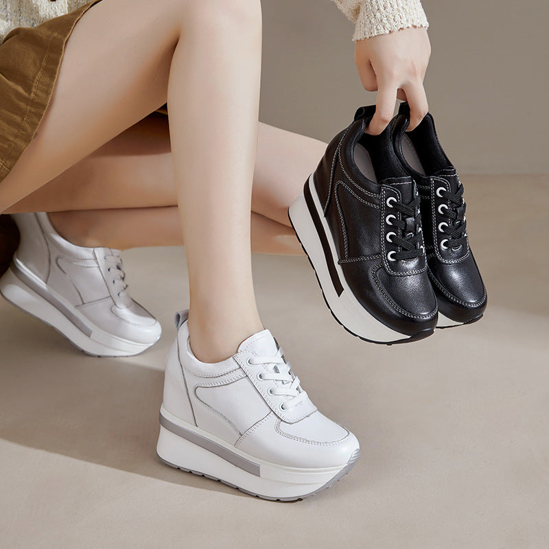 Women's Autumn Invisible Elevated Platform Wedge Top Women's Fashion Shoes