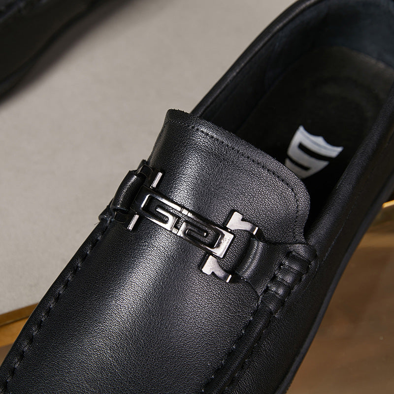 Men's Bottom Slip On Comfortable Peas Flat Casual Shoes