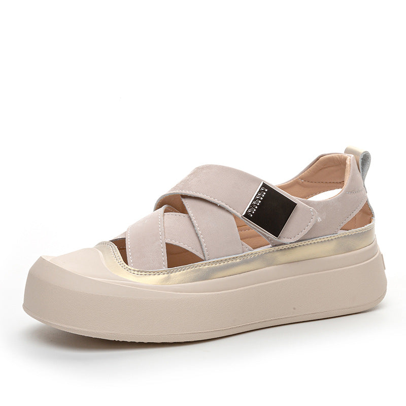 Women's Flat Versatile Outdoor Hollowed Toe Box Sandals