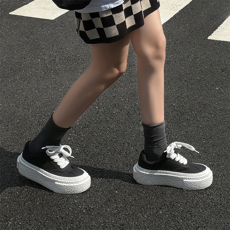Couple Platform Versatile Breathable Skateboard Light Men's Board Shoes